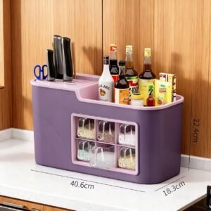 Oil + Cutlery + Spices Holder Box